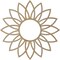 Ekena Millwork Daisy Wood Fretwork Pierced Ceiling Medallion, Hickory, 38"OD x 12 1/2"ID x 3/8"T CMWP38X38X0375DAHI - alternate 3